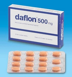Таблетки Дафлон 500 мг