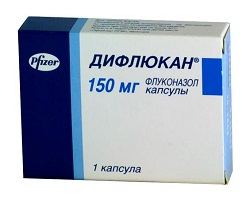 Капсулы Дифлюкан 150 мг
