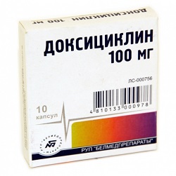 Капсулы Доксициклин 100 мг