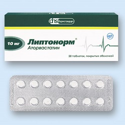 Липтонорм в таблетках 10 мг
