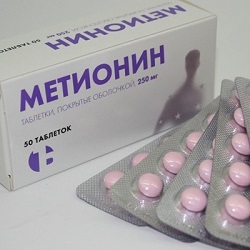 Метионин в таблетках 