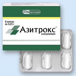 Капсулы Азитрокс 250 мг