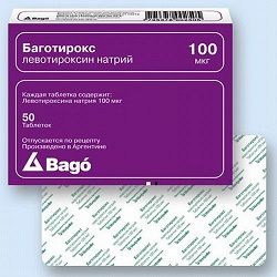 Таблетки Баготирокс 100 мкг