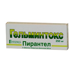 Таблетки Гельминтокс 250 мг