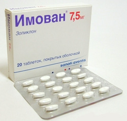 Таблетки Имован 7,5 мг