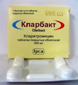 Кларбакт в таблетках 500 мг