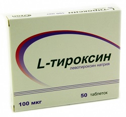 L-Тироксин в таблетках 100 мкг