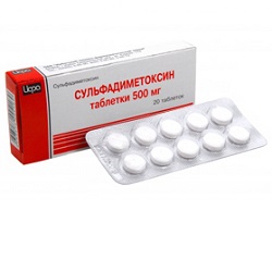 Таблетки Сульфадиметоксин