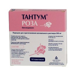 Порошок для приготовления вагинального раствора Тантум Роза