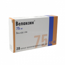 Таблетки Велаксин 75 мг