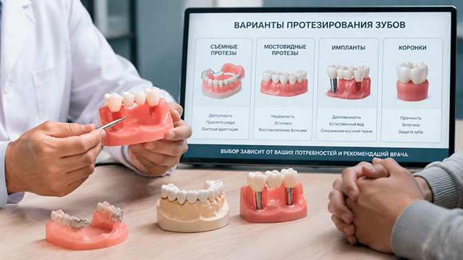 Протезирование зубов: какие есть варианты и как выбрать подходящий